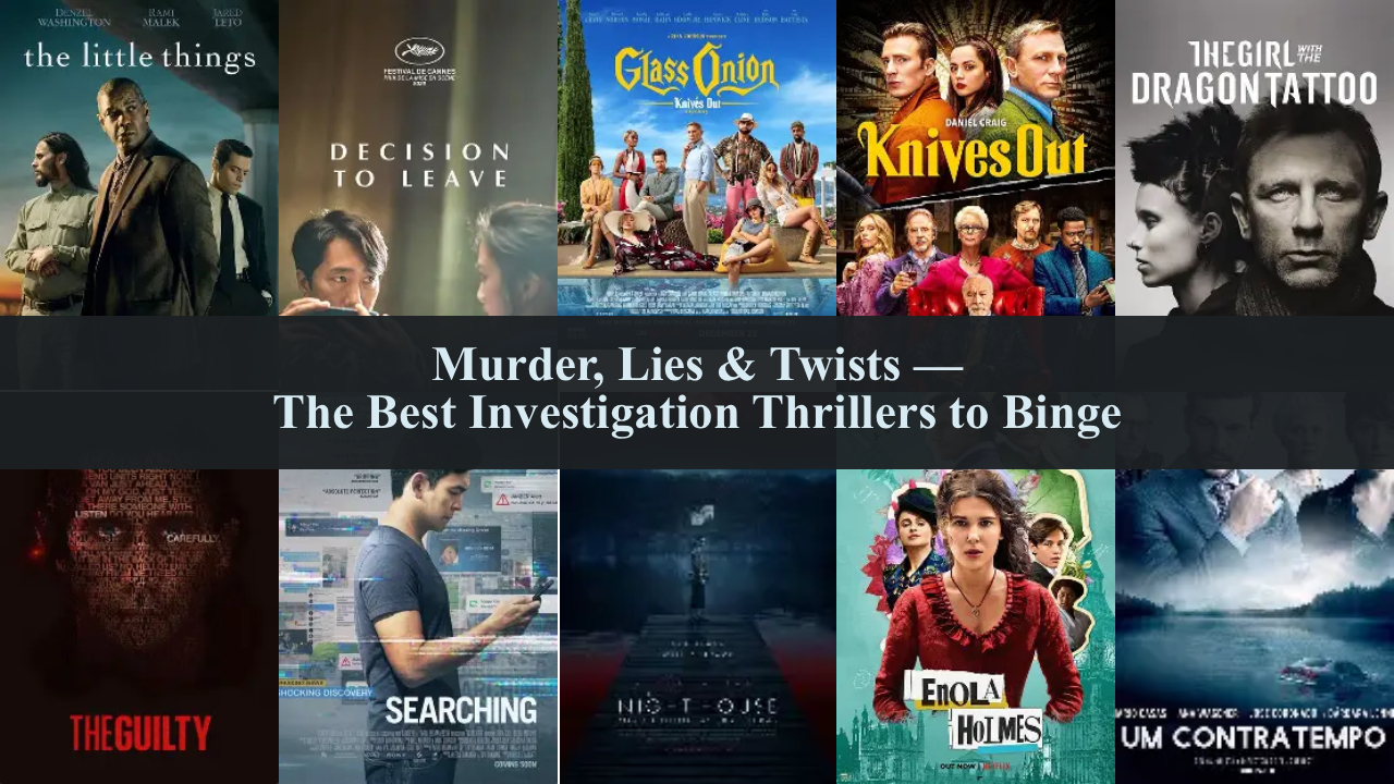 Murder, Lies & Twists — The Best Investigation Thrillers to Binge